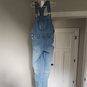 Girls Light Blue Denim Levi's Overalls